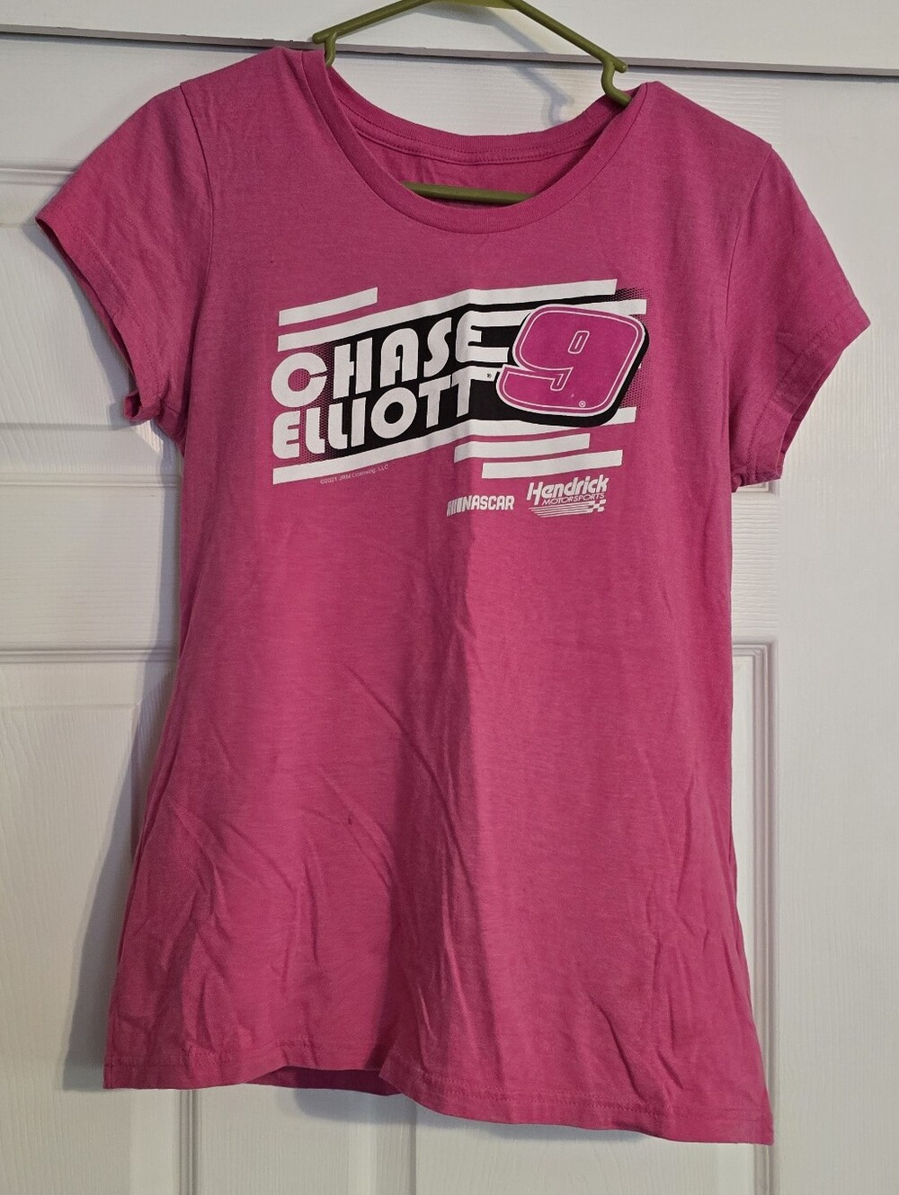 Chase Elliott Ladies Pink NASCAR Tee